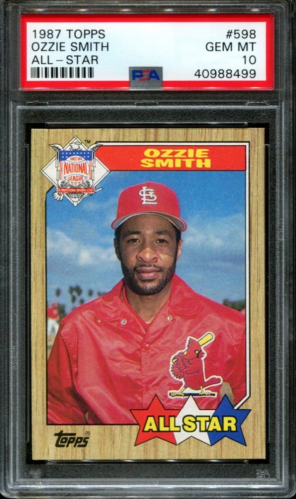1987 topps ozzie smith all star
