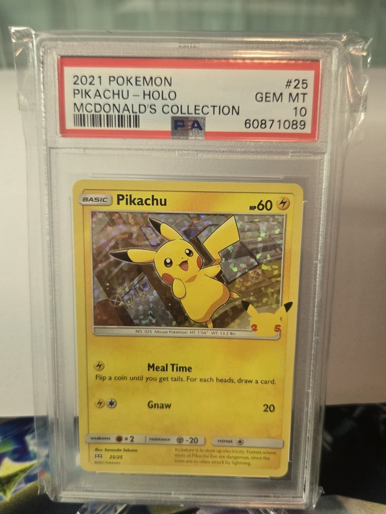 Auction Prices Realized Tcg Cards 2021 POKEMON MCDONALD'S