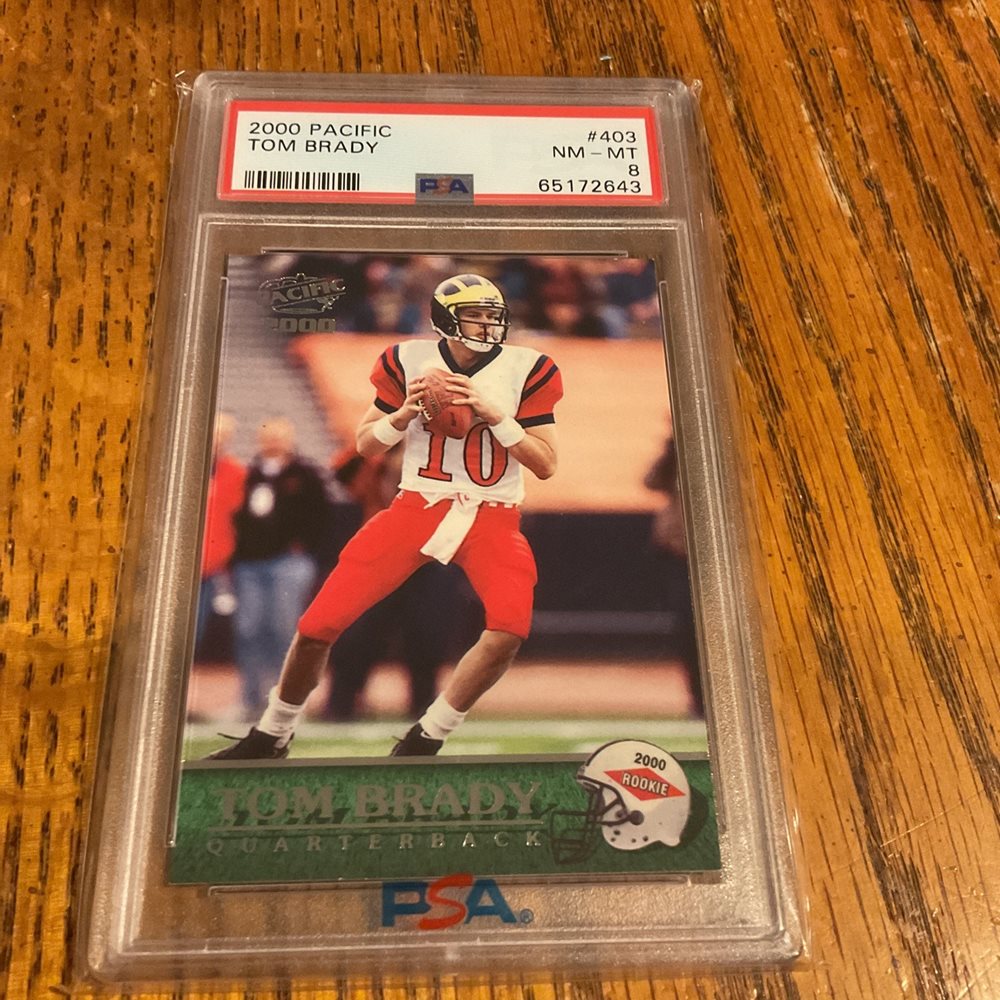 Auction Prices Realized Football Cards 2000 PACIFIC Tom Brady