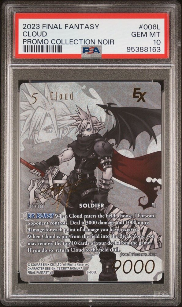 FFtcg クラウド noir psa10 プロモ Auction Prices Realized Tcg Cards 2023 FINAL FANTASY PROMO