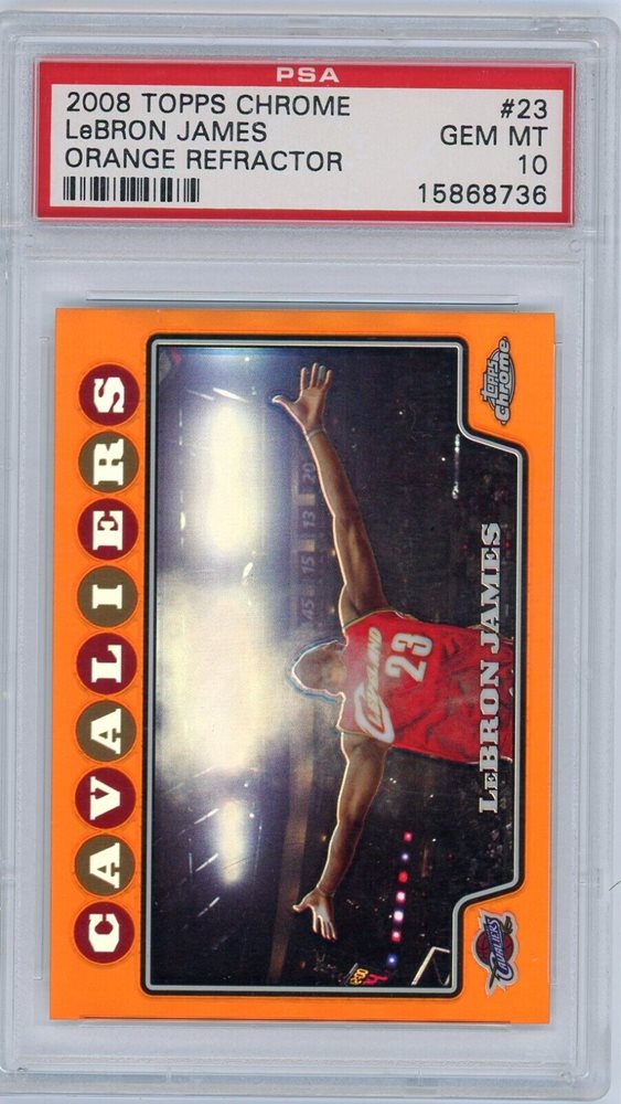 Auction Prices Realized Basketball Cards 2008 TOPPS CHROME Lebron