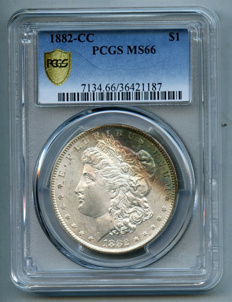 1882 CC Morgan Silver Dollar PCGS MS 66, MS66 - PCGS Auction Prices
