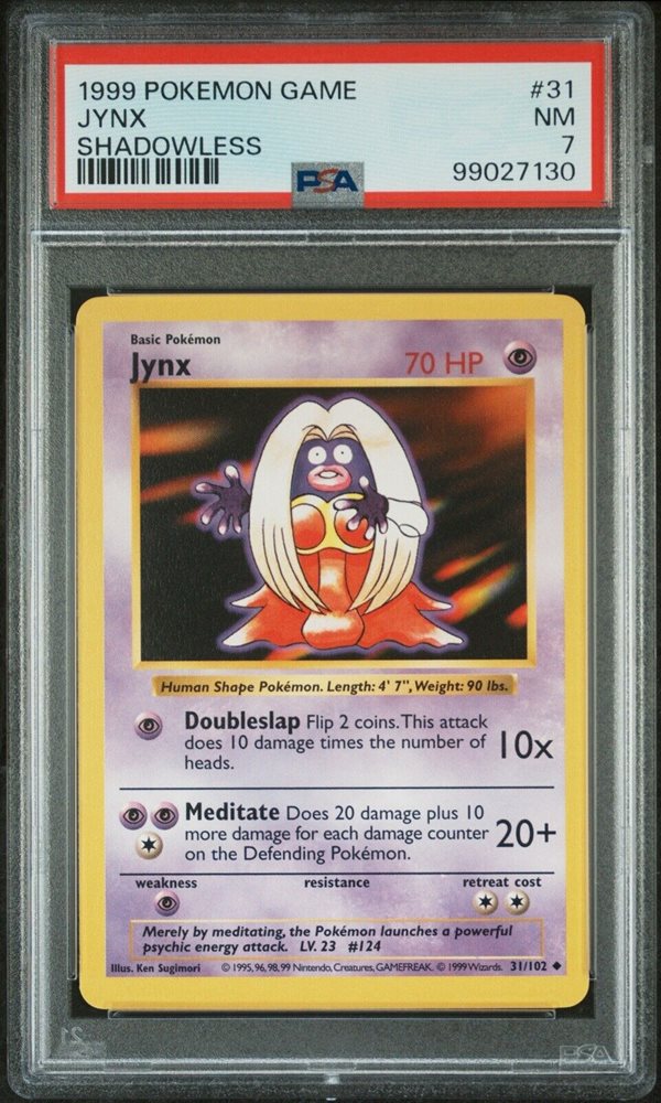 Auction Prices Realized Tcg Cards 1999 POKEMON GAME Jynx