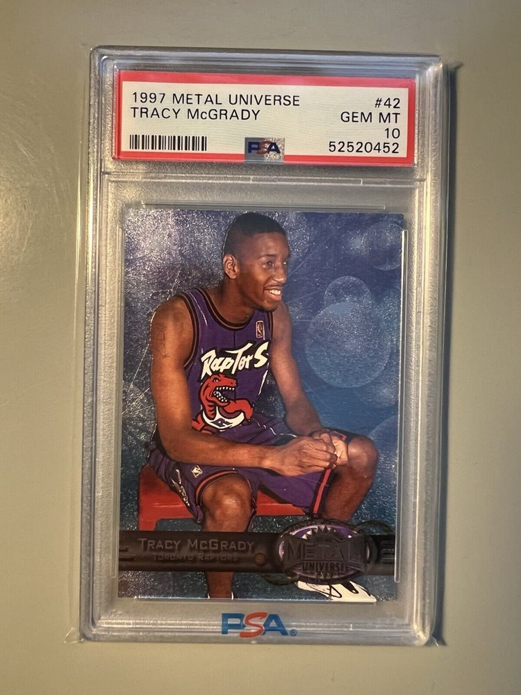 【PSA10】1997 l Universe Tracy McGrady Auction Prices Realized Basketball Cards 1997 METAL UNIVERSE