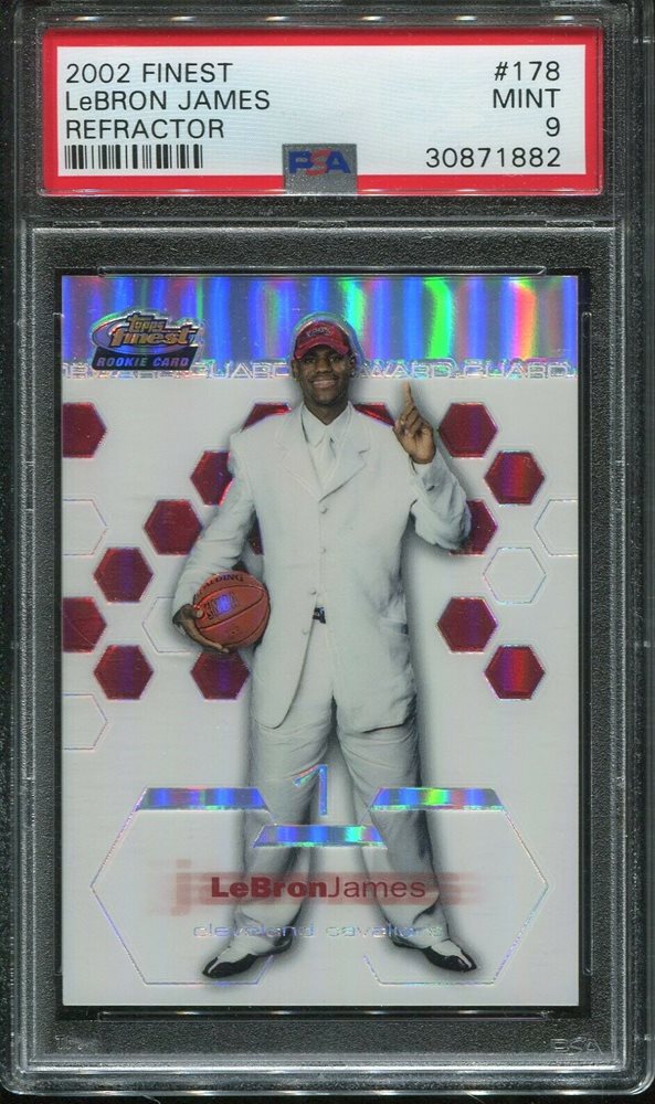 その他 2002 topps Finest  Lebron James  XRC LeBron James 2002 Topps Finest #178 Gold Refractor /25 Price