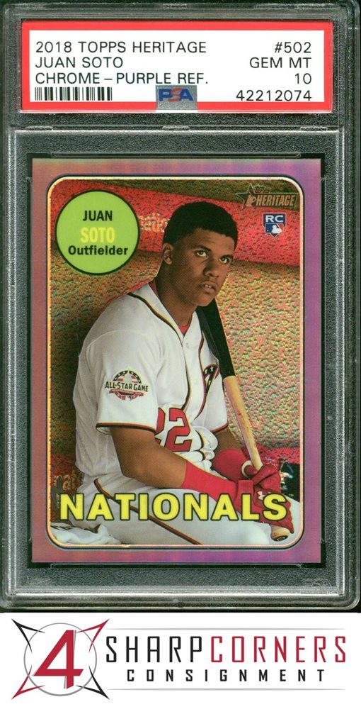 Auction Prices Realized Baseball Cards 2018 TOPPS HERITAGE Juan Soto
