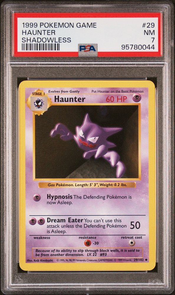 Gastly&Haunter 1st edition shadow less
