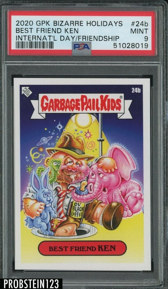 2020 Topps 2020 Garbage Pail Kids Bizarre Holidays International Day Of Friendship #24b Best Friend Ken front