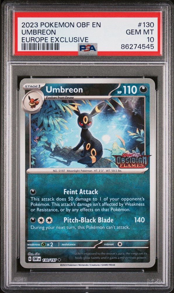 2023 ポケモンカード Umbreon GEM MT 067 PSA10 PSA 10 GEM MINT JAPANESE POKEMON 2023 UMBREON 067/SV-P YU