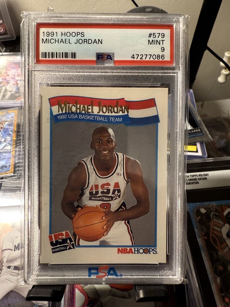 [最安値] 1991 Hoops マイケル ジョーダン PSA-10 PSA 10 MICHAEL JORDAN 1991-92 91-92 Hoops #579 Olympic Team