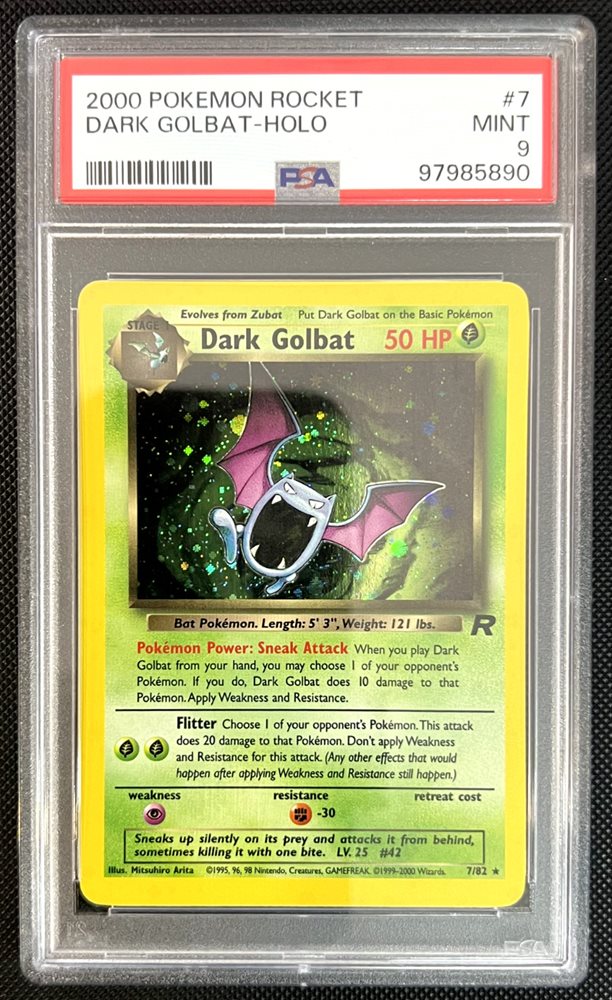 ポケモン Dark Golbat 50 HP Team Rocket PSA品質 Dark Golbat 24/82 Team Rocket Regular for sale online | eBay