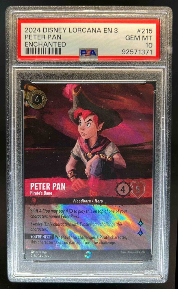 【値下げ中】ロルカナ 海外版 エンチャンテッド ピーターパン Auction Prices Realized Tcg Cards 2024 DISNEY LORCANA EN 3