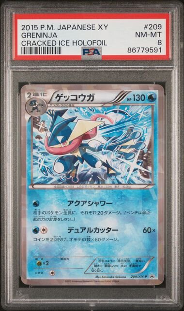 2015年 ゲッコウガ クラックアイスホロfoil #209 eBay Auction Item 285826201891 TCG Cards 2015 Pokemon Japanese XY