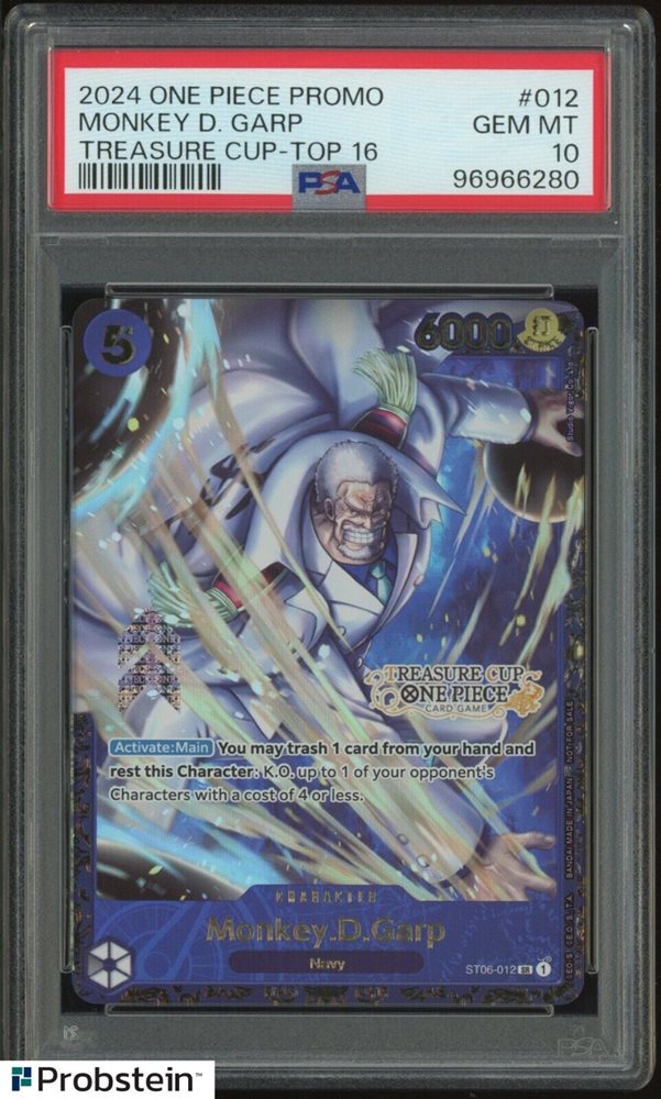 モンキー D ガープ monkey.d.garp PSA10 プロモ PSA10鑑定済】モンキー・D・ガープ【プロモ】《黒》未開封 英語
