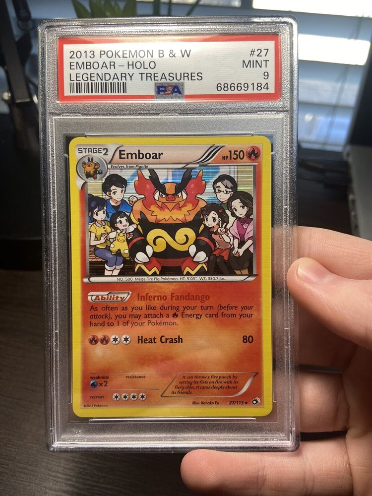 pokemon emboar card Evolved Battle Action Collector's Tin (Emboar) main image 1