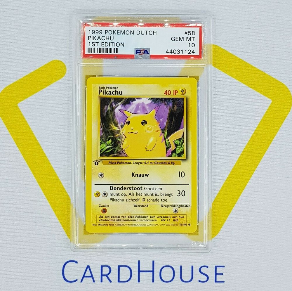 eBay Auction Item 283745184759 Tcg Cards 1999 Pokemon Dutch