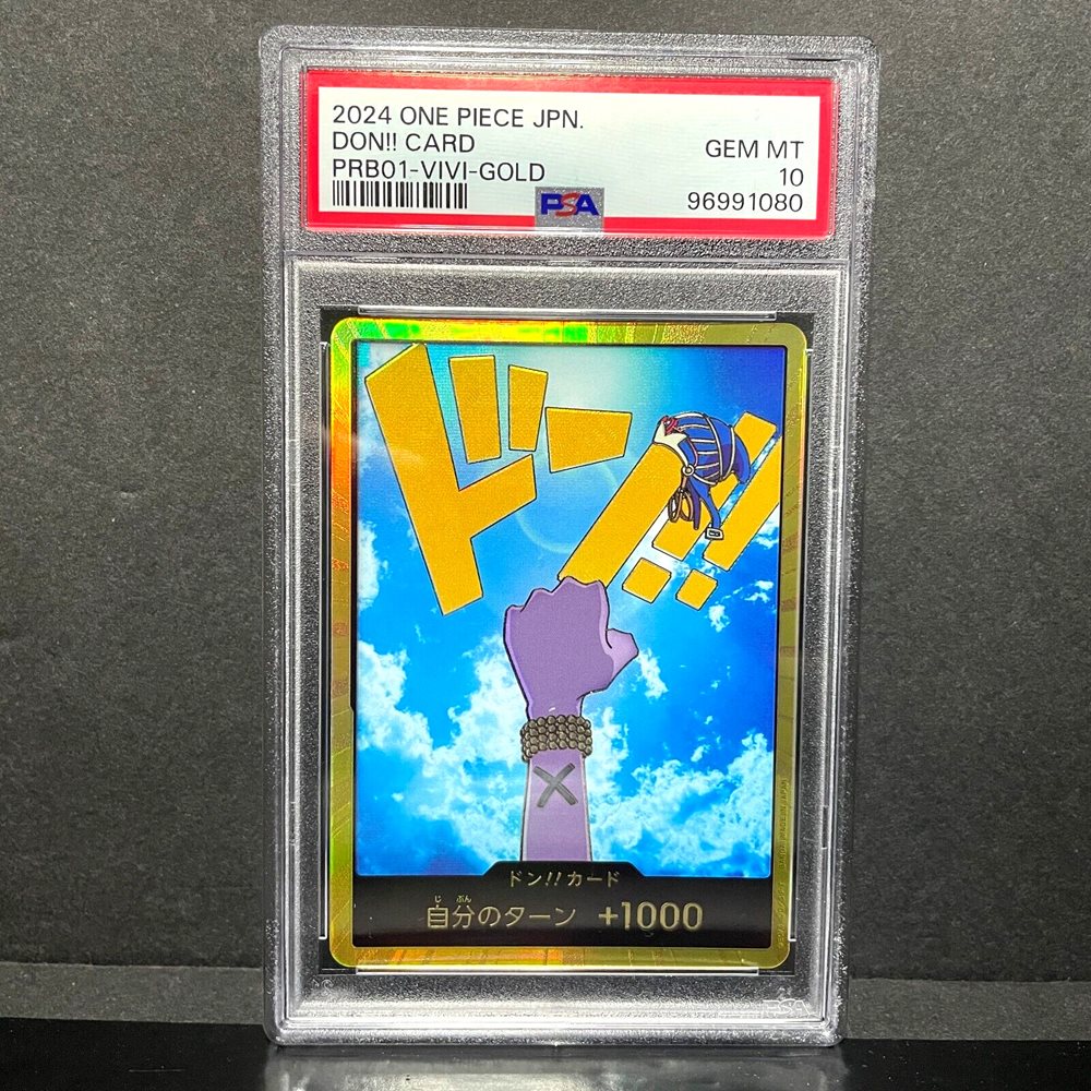 One Piece Don Card PRB01-VIVI-GOLD PSA10 Vivi Promo 2024 GEM