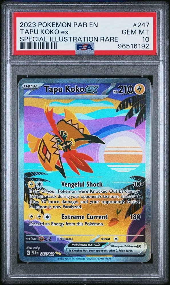 tapu koko pokemon card eBay Auction Item 305895463358 TCG Cards 2023 Par EN-Paradox Rift When Pokemon Tapu Koko - 69/236 (Reverse