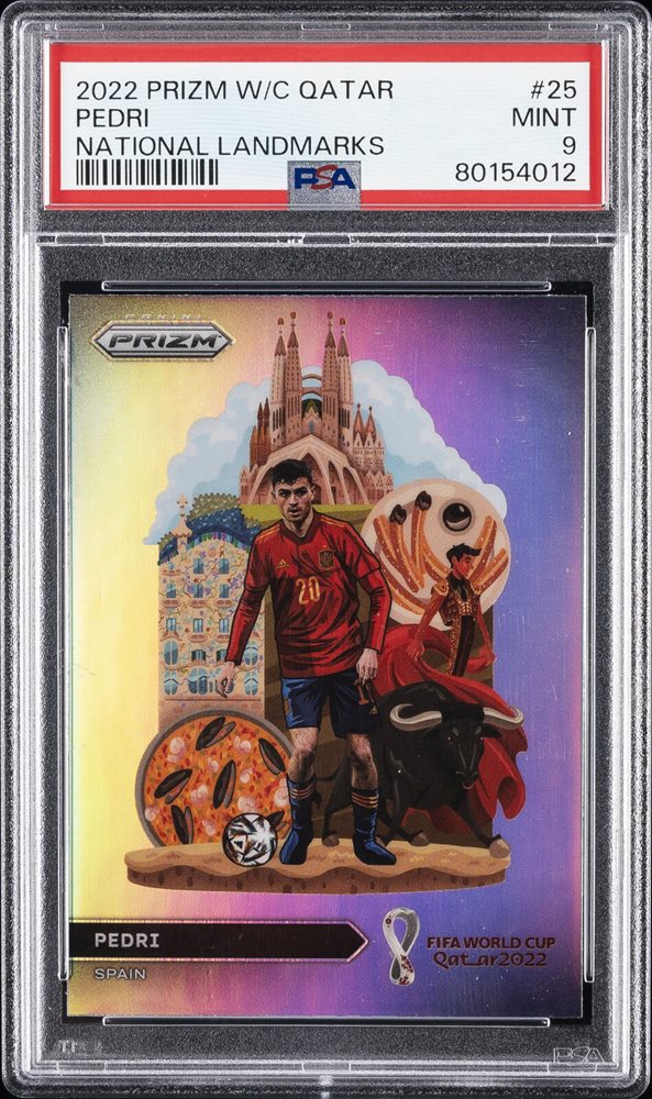 Prizm Qatar 2022 ぺドリ NATIONAL LANDMARKS Pedri 2022 Prizm World Cup #25 National Landmarks /(SSP