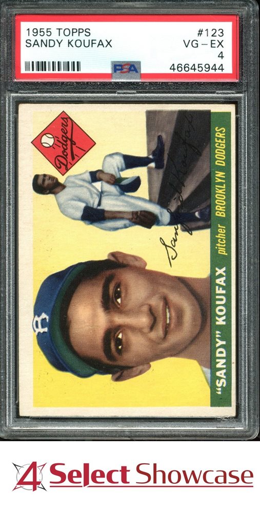 thumbnail image 2 of 1955 Topps Sandy Koufax #123 Baseball - VCP Price Guide 2 of 14