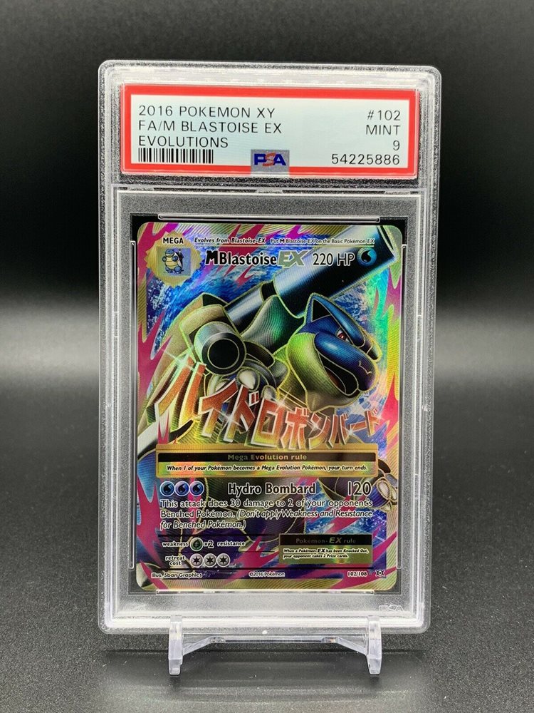 Auction Prices Realized Tcg Cards 16 Pokemon Xy Evolutions Full Art M Blastoise Ex