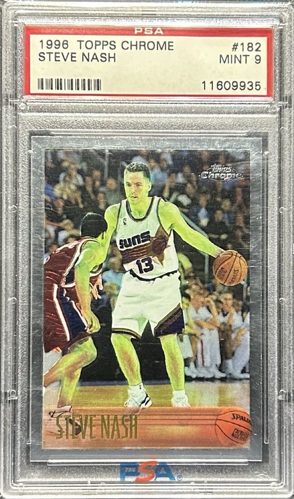 スティーブナッシュNBA 1996-97  PSA8 Topps Chrome Amazon.com: Steve Nash 1996 Topps Chrome Basketball Rookie