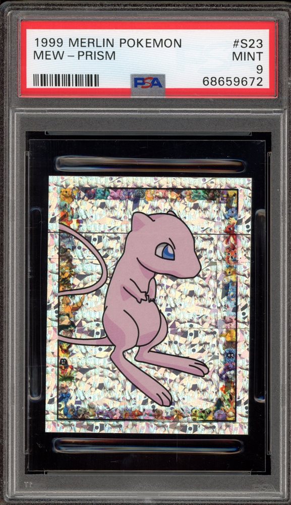 Auction Prices Realized Tcg Cards 1999 MERLIN POKEMON Mew-Prism