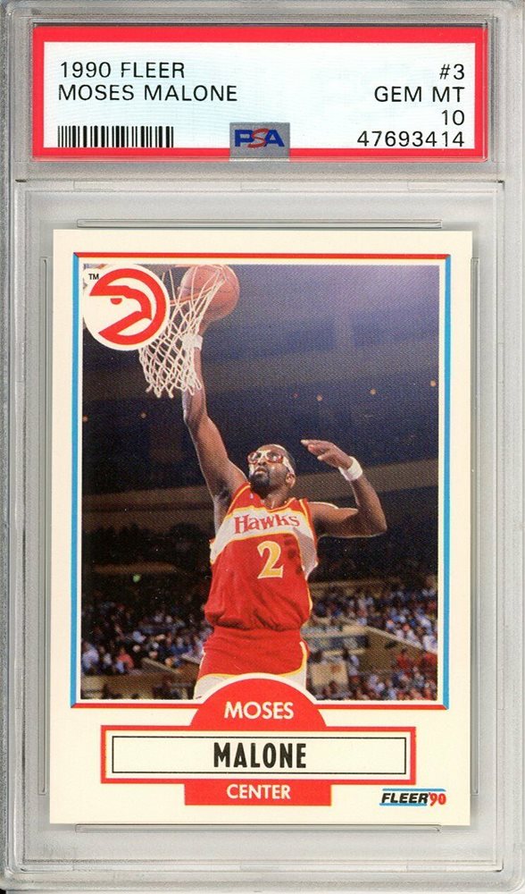 Auction Prices Realized Basketball Cards 1990 Fleer Moses Malone