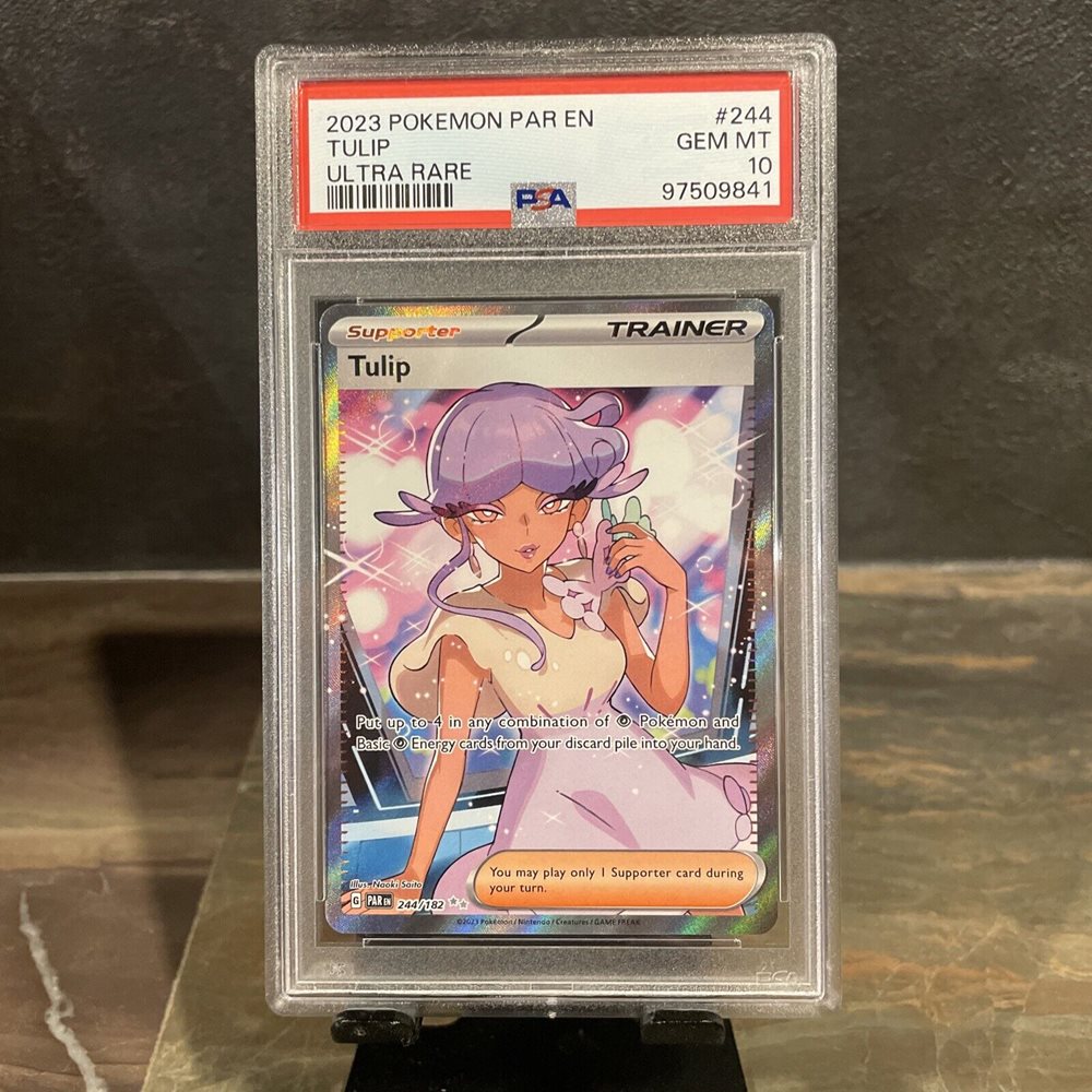 244 182 pokemon card Pokemon - Tulip 244/182 - Paradox Rift - Full Art - Ultra Rare main image 0