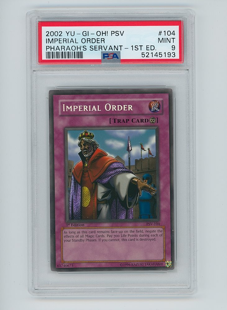 eBay Auction Item 285087800005 Tcg Cards 2002 Yu-Gi-Oh! Psv-Pharaoh's  Servant