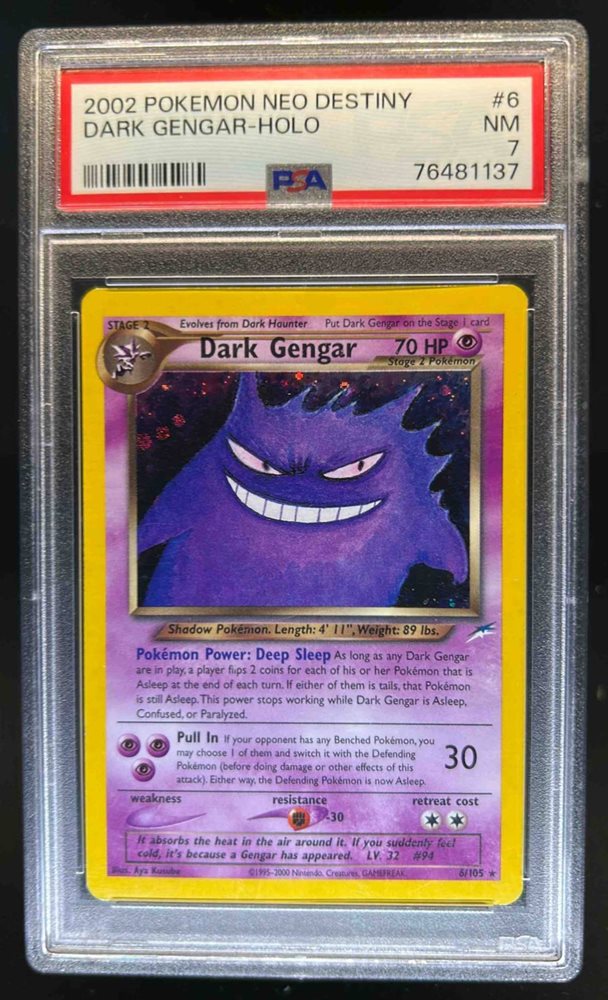 わるいゲンガー DARK GENGAR-HOLO PSA7 Dark Gengar Prices | Pokemon Japanese Darkness, and to Light