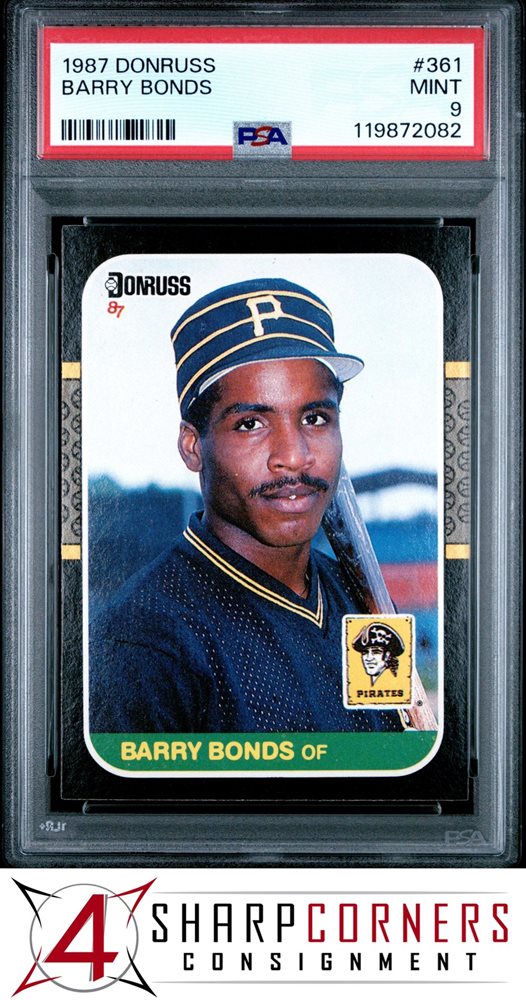 Auction Prices Realized Baseball Cards 1987 DONRUSS Barry Bonds