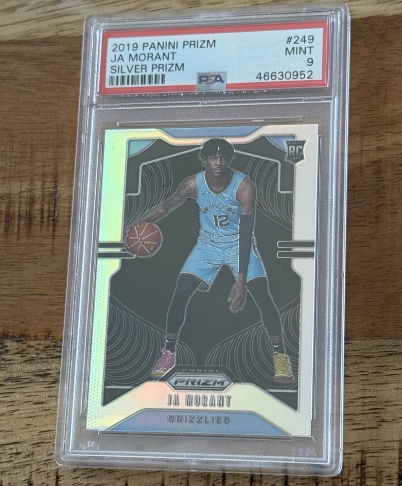 PSA 10 JA MORANT 2019-20 PANINI PRIZM #2 LUCK OF THE LOTTERY