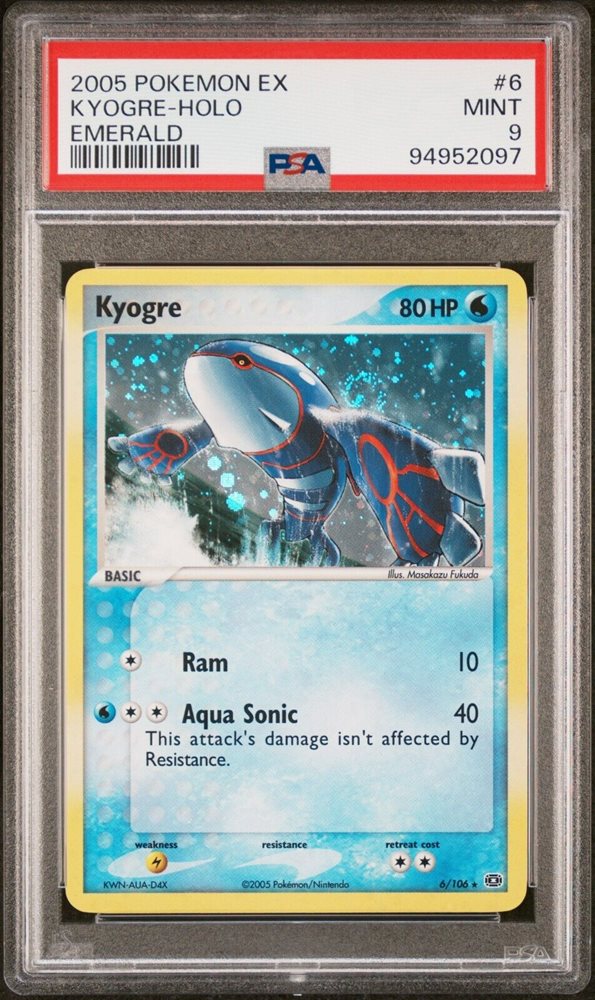 PSA 9 ポケモンカード カイオーガ ex KYOGREプロモ PROMO ホロHOLO