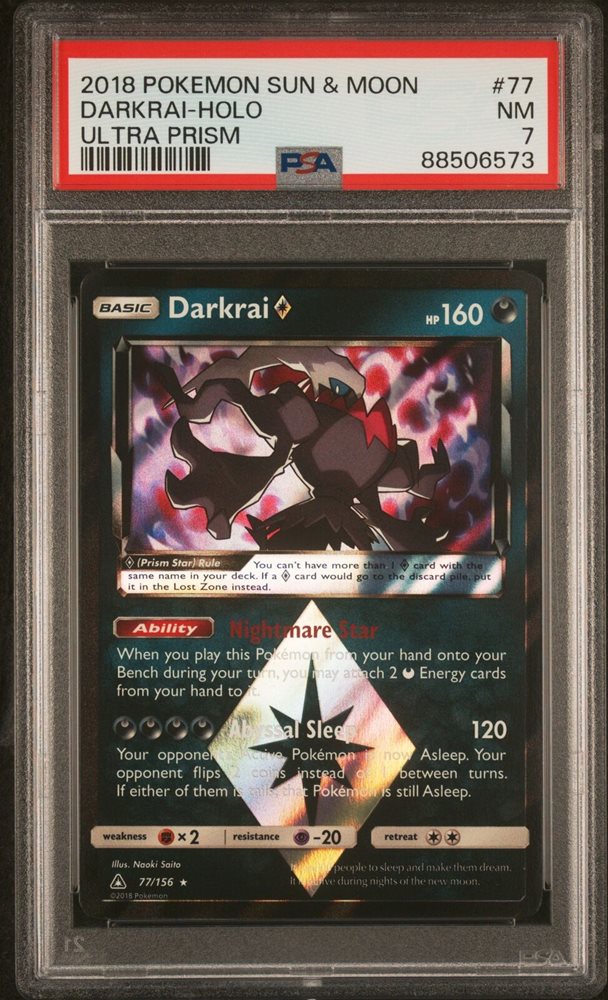 world's most rare pokemon card Darkrai Prism Star ✵ SM12a 077/173 PR Card