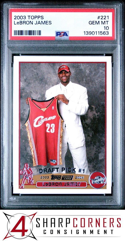 lebron james 2003 topps
